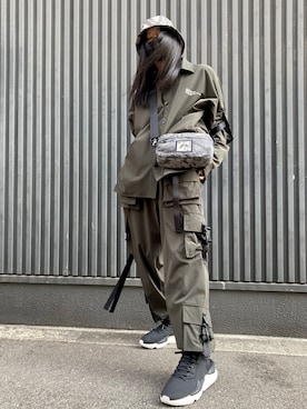 「DANKE SCHON（ダンケシェーン）のアイテム（帽子）」を使った、keitoさん（メンズ・167cm）の冬コーディネート