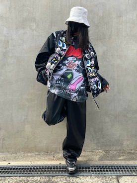 「DANKE SCHON（ダンケシェーン）のアイテム（スラックス）」を使った、keitoさん（メンズ・167cm）の冬コーディネート