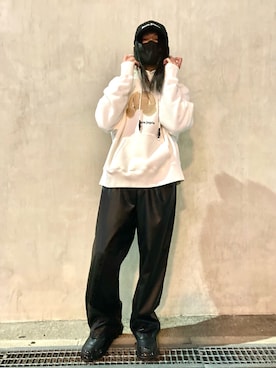 「DANKE SCHON（ダンケシェーン）のアイテム（スラックス）」を使った、keitoさん（メンズ・167cm）の冬コーディネート