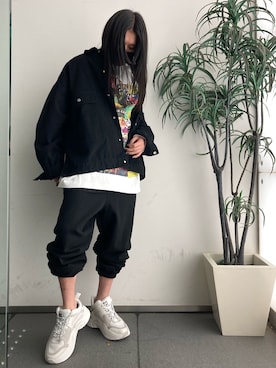 「DANKE SCHON（ダンケシェーン）のアイテム（デニムジャケット）」を使った、keitoさん（メンズ・167cm）の春コーディネート