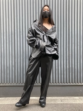 「DANKE SCHON（ダンケシェーン）のアイテム（スラックス）」を使った、keitoさん（メンズ・167cm）の春コーディネート