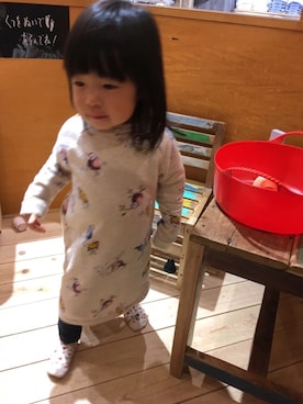 「ゆきの日のアイテム（その他、その他）」を使った、mimioさん（キッズ）の春コーディネート
