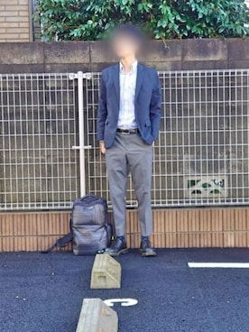 あっちさん（メンズ・179cm）の秋コーディネート