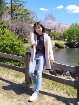 「NET（ネット）のアイテム（モッズコート）」を使った、🍊柑柑橘🍊さん（レディース・161cm）の春コーディネート