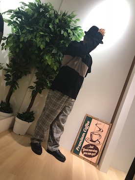 「HVC（エイチブイシー）のアイテム（帽子）」を使った、GRAND GLOBAL 座間店さん（メンズ・165cm）の夏コーディネート