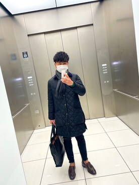 マフラーを使った 社会人 の人気ファッションコーディネート Wear