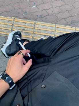 「JULIUS（ユリウス）のアイテム（リング）」を使った、yoppeiさん（メンズ・170cm）の秋コーディネート