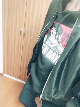 「Blue Standard （ブルースタンダード）のアイテム（ジャケット/アウター）」を使った、かーくんさん（メンズ・174cm）の冬コーディネート