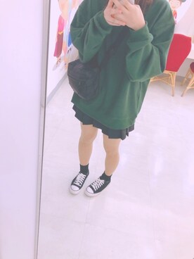 「WEGO（ウィゴー）のアイテム（スウェット）」を使った、yuさん（レディース・151cm）の秋コーディネート