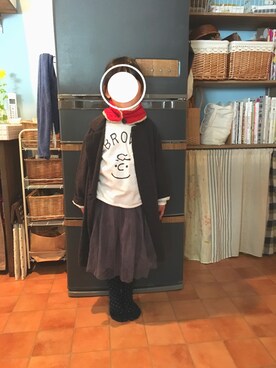 「韓国子ども服」｜あつこさん（レディース・160cm）の春コーディネート