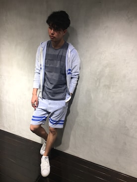 「SEAGREEN（シーグリーン）のアイテム」を使った、DAISUKEさん（メンズ・178cm）の春コーディネート