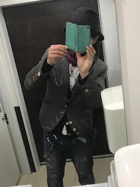 「AUTHENTIC（オーセンティック）のアイテム」を使った、ともキングさん（メンズ・176cm）の春コーディネート
