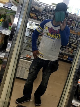 「Body Glove（ボディグローブ）のアイテム」を使った、ともキングさん（メンズ・176cm）の春コーディネート