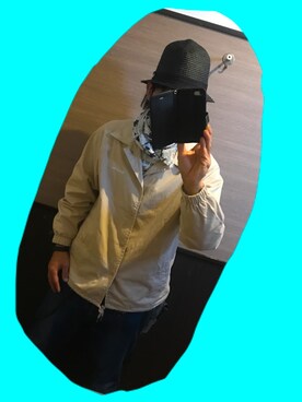 「disney」｜「アイテム（その他アウター）」を使った、ともキングさん（メンズ・176cm）の秋コーディネート