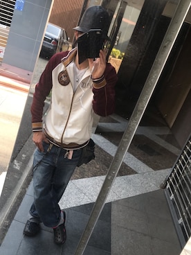 「アベイル」｜「アイテム（ジャージ）」を使った、ともキングさん（メンズ・176cm）の春コーディネート