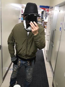 「select MOCA（セレクトモカ）のアイテム（ジャケット/アウター）」を使った、ともキングさん（メンズ・176cm）の冬コーディネート