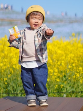 Rさん（キッズ・90cm）の春コーディネート