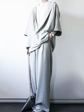 セットアップを使った 半袖シャツ のメンズ人気ファッションコーディネート Wear