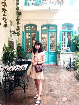 「travel」｜「アイテム（腕時計）」を使った、Jui-Lien Niehさん（レディース・155cm）の冬コーディネート