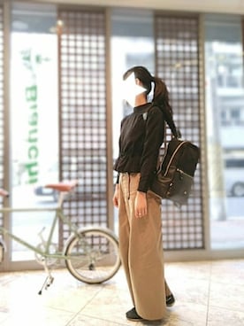 「bianchi donna」｜T2Oさん（レディース・163cm）の冬コーディネート
