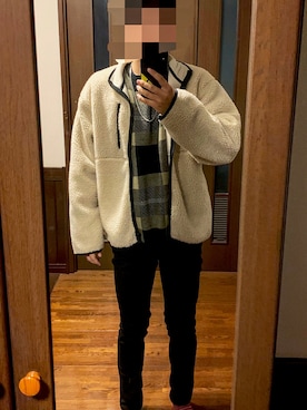 「AZIONE（アジオネ）のアイテム」を使った、takさん（メンズ・172cm）の冬コーディネート