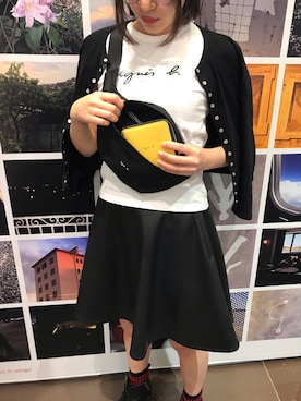 「アイテム（財布）」を使った、agnesb.vo.tokyodaimaruさん（レディース・160cm）の冬コーディネート