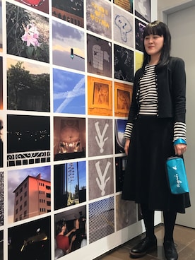 「アイテム（ポーチ）」を使った、agnesb.vo.tokyodaimaruさん（レディース・160cm）の冬コーディネート