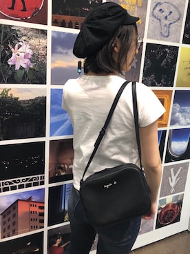 「アニエスベー」｜agnesb.vo.tokyodaimaruさん（レディース・160cm）の冬コーディネート