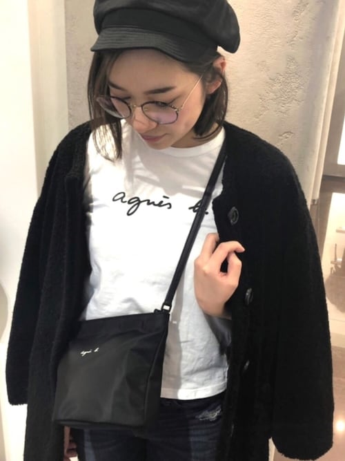 Agnesb Vo Tokyodaimaru アニエスベーボヤージュ東京大丸店 Agnes B のショルダーバッグを使ったコーディネート Wear