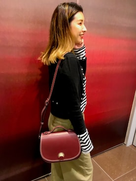 「アニエスベー」｜agnesb.vo.tokyodaimaruさん（レディース・156cm）の秋コーディネート