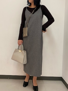 TANAKAさん（レディース・166cm）の冬コーディネート