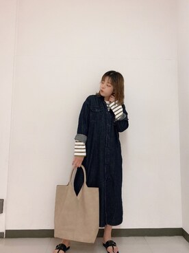 TANAKAさんの「【別注】ROSSO×Lee　WORK DRESS」を使ったコーディネート