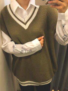 かなやんさん（レディース・173cm）の秋コーディネート