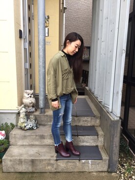 aoiさん（レディース・154cm）の冬コーディネート