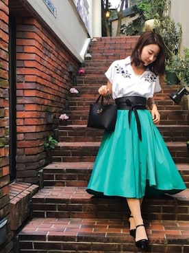 黒岩レナさん（レディース・153cm）の春コーディネート