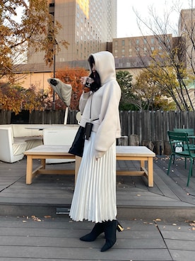 「murua」｜「アイテム（PC・スマホグッズ/家電）」を使った、Cさん（レディース・164cm）の冬コーディネート