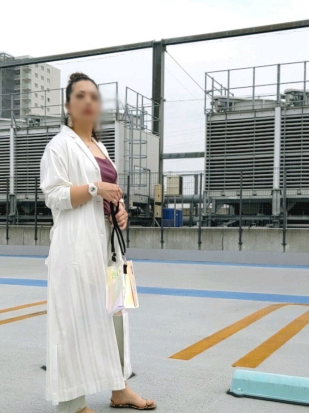 Ameri（アメリ）の「UNDRESSED STRIPE OVER SHIRT DRESS