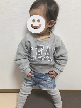 riiさん（キッズ・70cm）の冬コーディネート