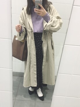 「ラベンダー」｜haruさん（レディース・150cm）の春コーディネート