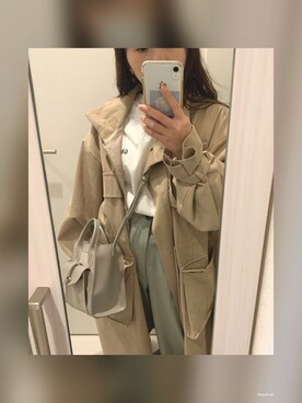 「DHOLIC（ディーホリック）のアイテム（その他アウター）」を使った、haruさん（レディース・150cm）の春コーディネート