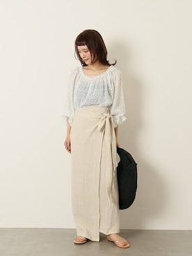 「Spick & Span（スピックアンドスパン）のアイテム（スカート）」を使った、moritaさん（レディース・153cm）の春コーディネート