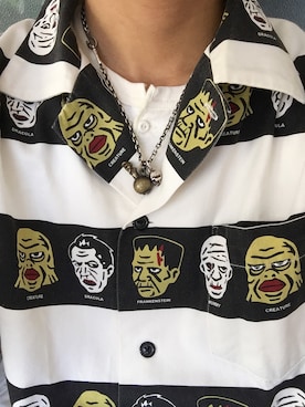 「WEIRDO（ウィアード）のアイテム（アクセサリー）」を使った、薫さん（メンズ・167cm）の夏コーディネート