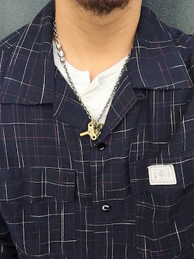 「WEIRDO（ウィアード）のアイテム（アクセサリー）」を使った、薫さん（メンズ・167cm）の秋コーディネート