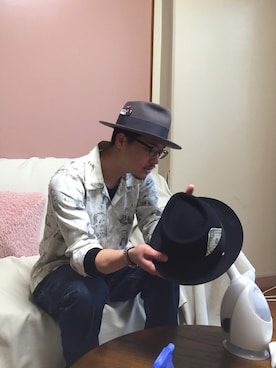 「GLADHAND」｜薫さん（メンズ・167cm）の冬コーディネート