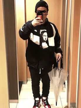 「スニーカー男子」｜「アイテム（ジャケット/アウター）」を使った、YUYAさん（メンズ・176cm）の春コーディネート