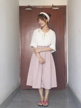 withchikaさん（レディース・160cm）の夏コーディネート