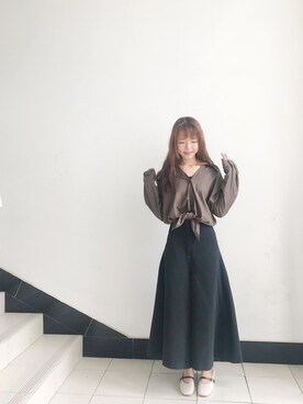 withchikaさん（レディース・160cm）の春コーディネート