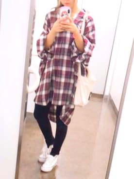 「GORGE（ゴージ）のアイテム（シューズ）」を使った、Maさん（レディース・148cm）の秋コーディネート