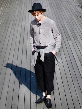 「asos（エイソス）のアイテム」を使った、Natoさん（メンズ・178cm）の春コーディネート