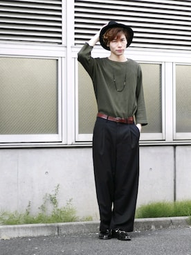 「TOPMAN（トップマン）のアイテム」を使った、Natoさん（メンズ・178cm）の春コーディネート